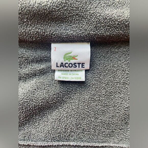 Lacoste Fleece Full Zip Sweat Lightning Chine Size 7 (XXL) - Picture 8 of 11